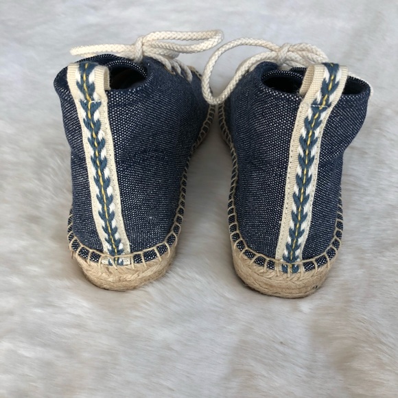 Soludos Wedge Navy Desert Bootie - Picture 3 of 5